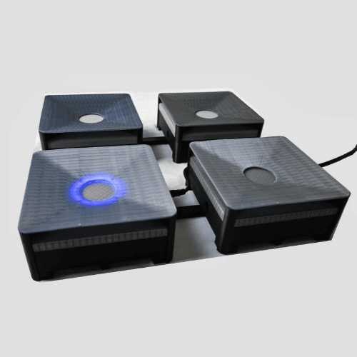 Four-module scalable Divisek drone charging station